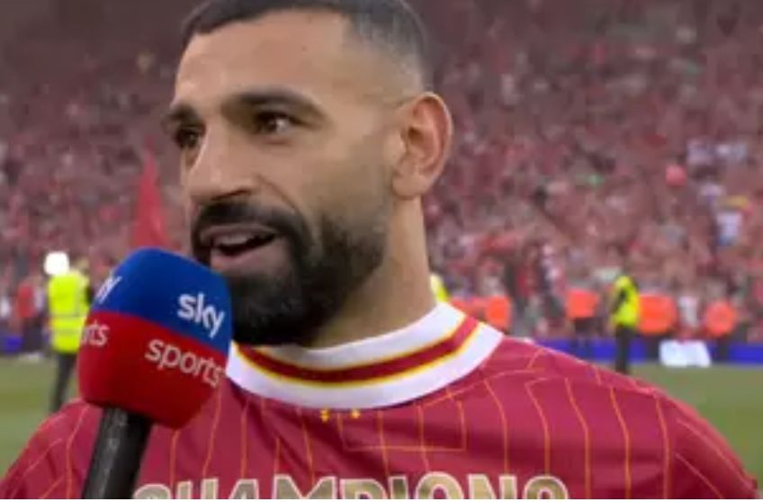 Mo Salah aims hilarious dig at Jurgen Klopp after Liverpool’s Premier League title was confirmed – Sallahsport