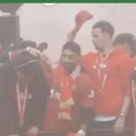 Fans spot Curtis Jones’ reaction to what Trent Alexander-Arnold did during Liverpool’s title parade