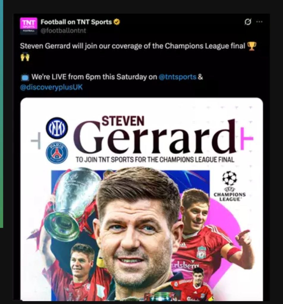 Steven Gerrard lands new job amid Rangers links as Liverpool legend set for return to football – Sallahsport
