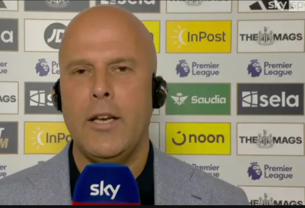 Arne Slot says ‘that isn’t fair’ as Thierry Henry questions Liverpool player over mistake against Newcastle