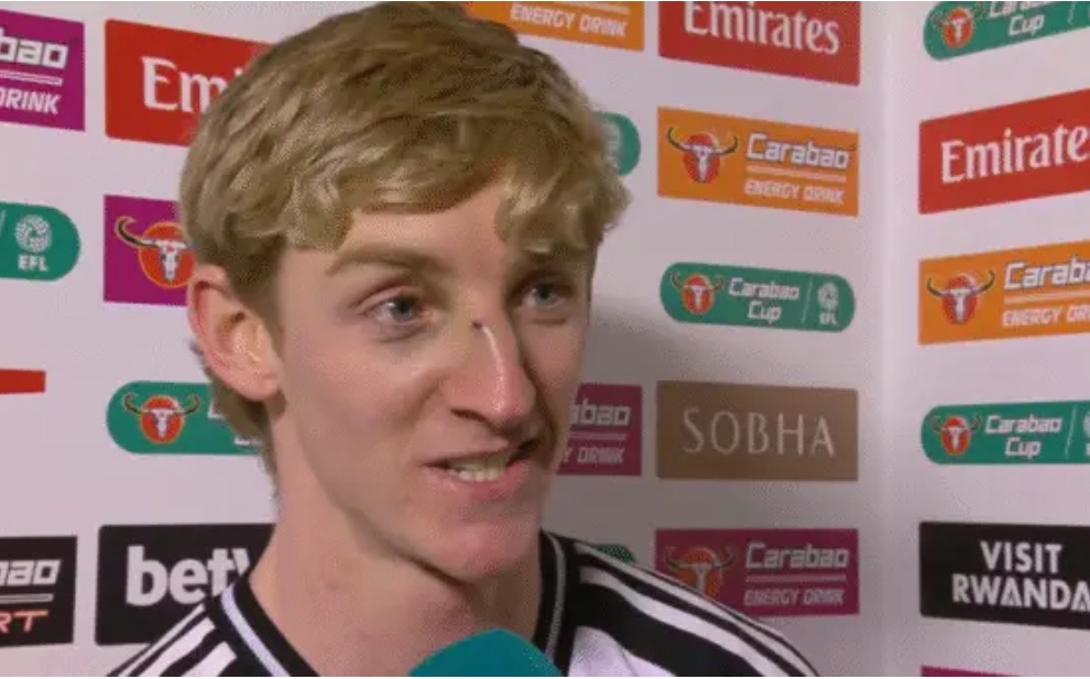 Newcastle Player Anthony Gordon names ONE Liverpool player as the most tricky player he has ever faced In his career.