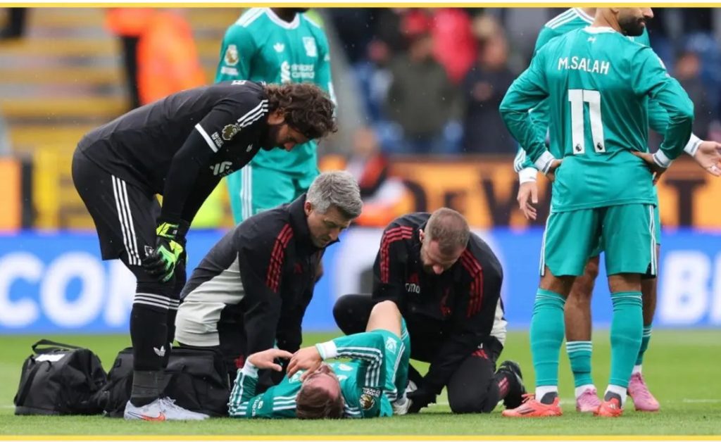 He said…’ – Slot issues Mac Allister injury update after midfielder ‘limped’ off at Turf Moor