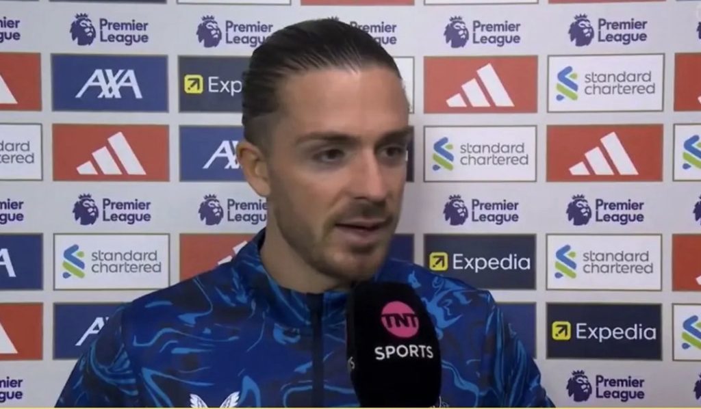 Grealish fumes at referee for Merseyside derby decisions at Anfield